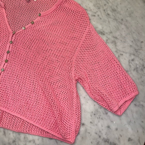 L*Space open knit cotton summer sweater and skirt set - Picture 9 of 11